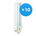 Voordeelpak 10x Philips PL-C 13W 830 4P (MASTER) | Warm Wit - 4-Pin