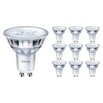 Voordeelpak 10x Philips Corepro LED Spot GU10 PAR16 4.9W 460lm 36D - 830 Warm Wit | Vervangt 65W