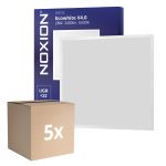 Voordeelpak 5x Noxion LED Paneel Ecowhite V4.0 28W 3400lm - 865 Daglicht | 60x60cm - Philips driver