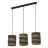 Ledvance Decor Hanglamp Cilinder Bruin | Geschikt voor 3x E27