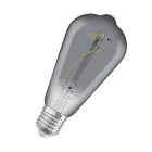 Ledvance LED Vintage 1906 E27 Edison Filament Smokey 3.4W 100lm - 818 Zeer Warm Wit